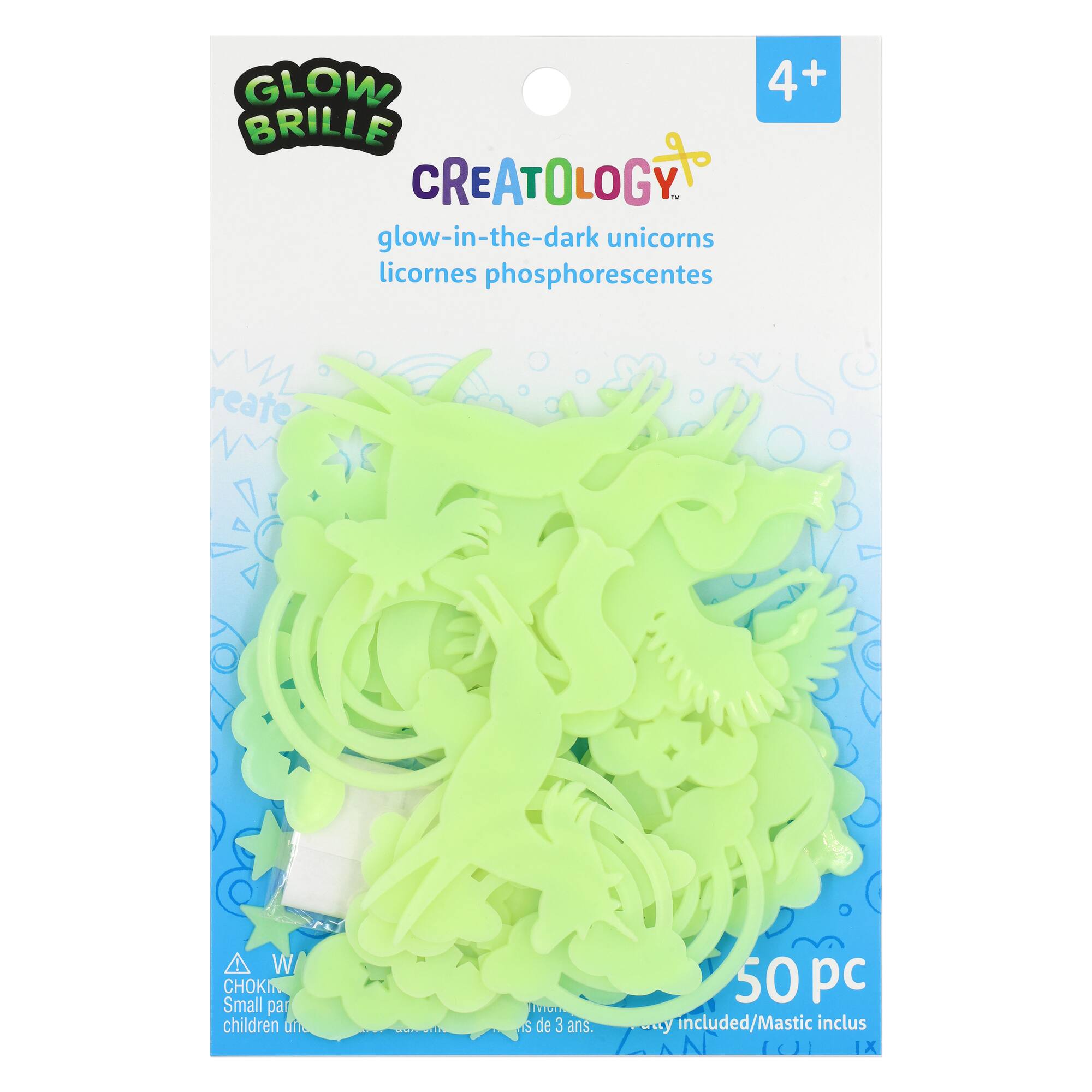 Unicorn Glow-in-the-Dark Stickers by Creatology™